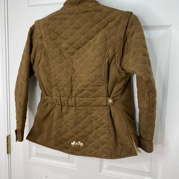 Equine Couture Women's Brown Quilted Riding Jacket size medium - Picture 12 of 15